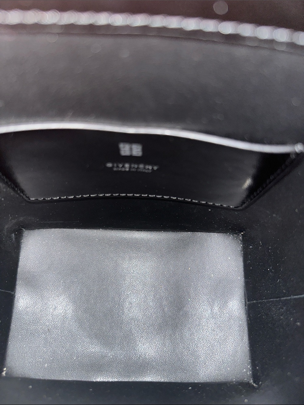Givenchy Black Smooth Leather Flap Crossbody Bag - Picture 7 of 14